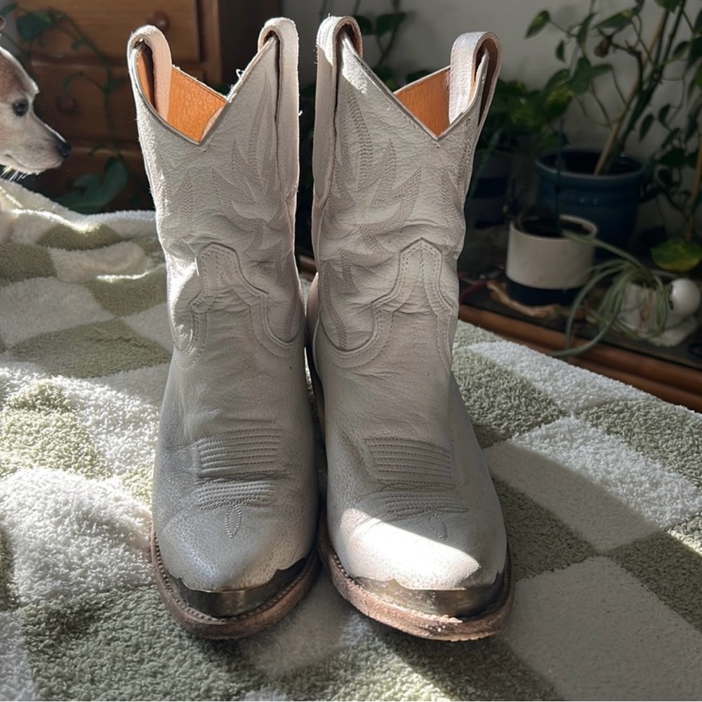 Idyllwind Cream Heeled Boots